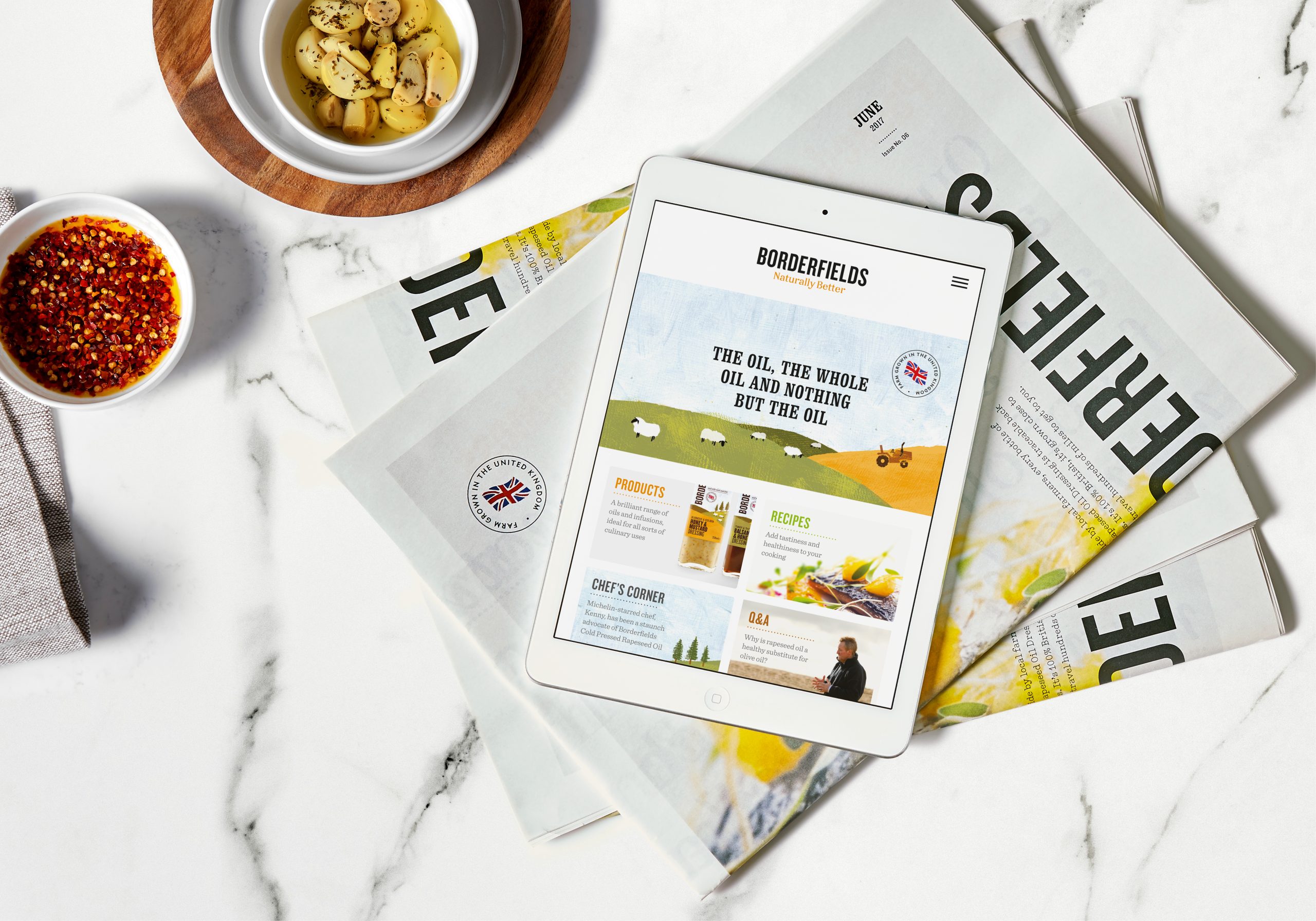 Borderfields - Website - Newspaper