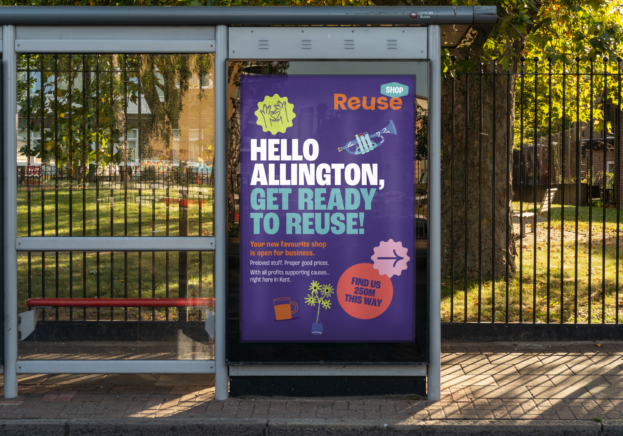 Reuse - Bus Stop Advert