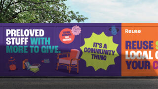 Reuse - Hoarding Mockup